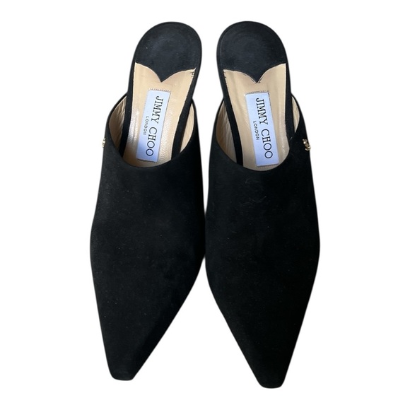 Jimmy Choo Black Women's Shoes Rya 90 - Picture 2 of 6